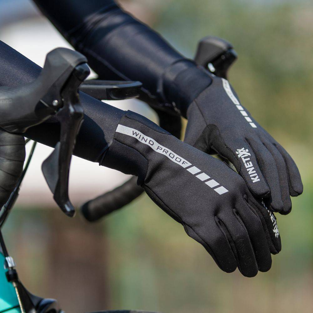 Kinetixx Winddichte Winter-Radhandschuhe Leevi Super Sparpreis