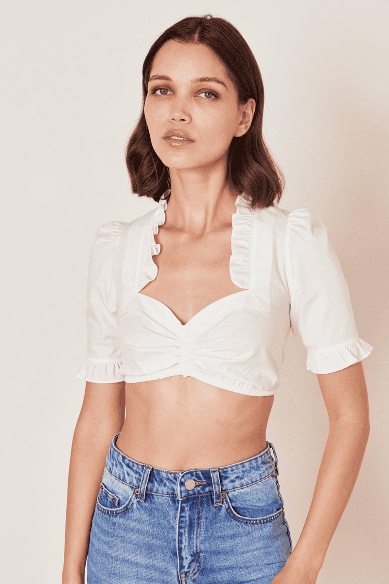 Krüger Madl Dirndlbluse Negra im Angebot