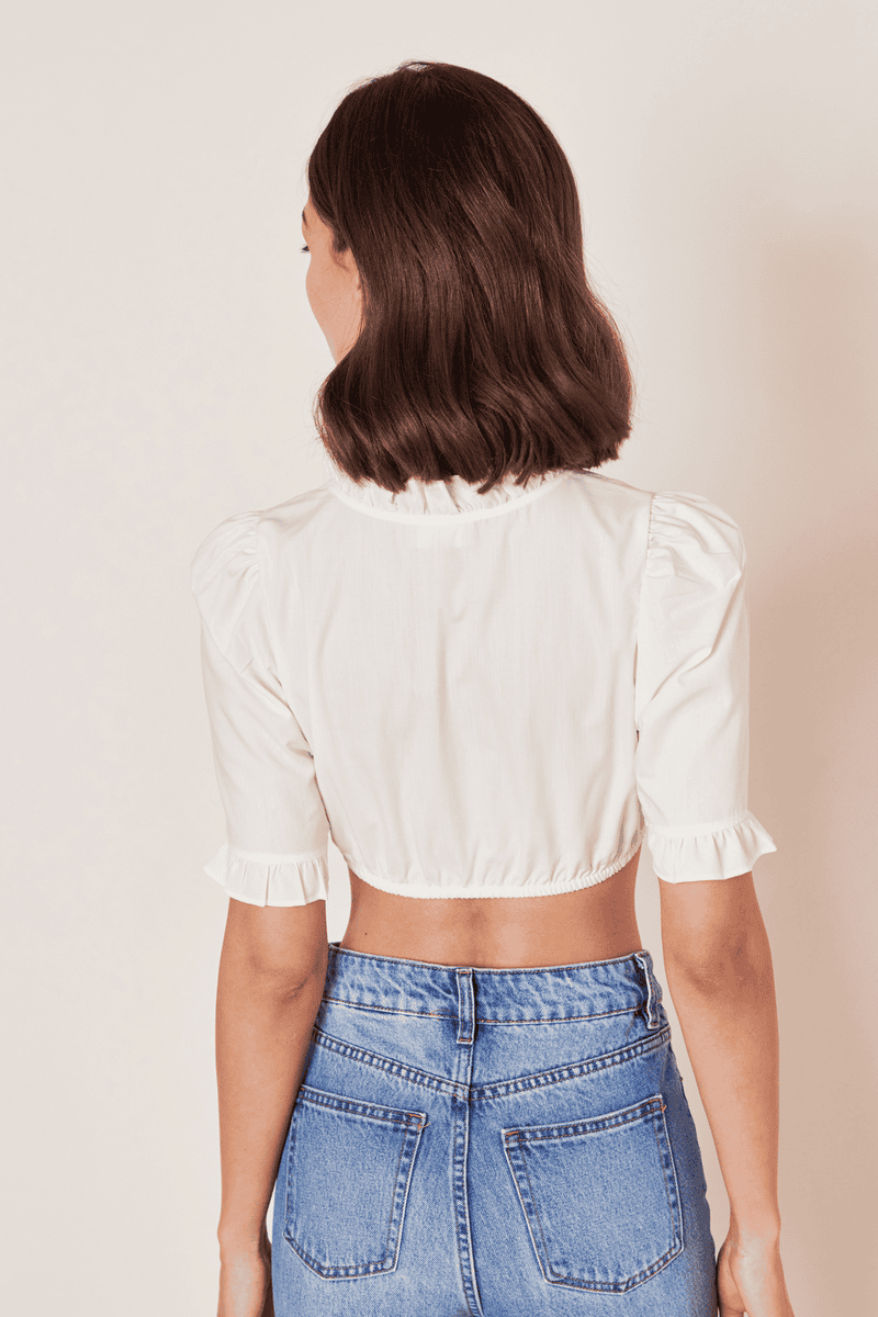 Krüger Madl Dirndlbluse Negra im Angebot