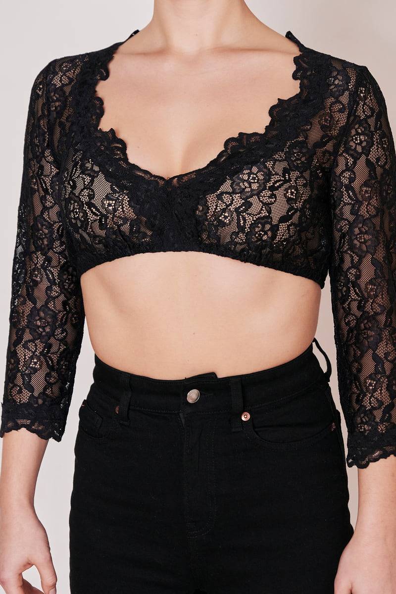 Krüger Madl Dirndlbluse Cassandra 3/4-Arm Günstiger Verkauf