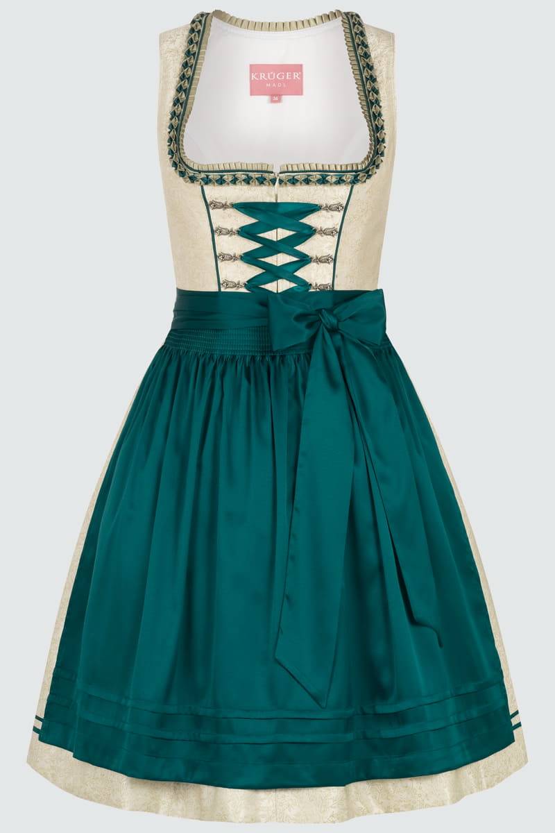 Krüger Madl Dirndl Pistacchio (60cm) Neueste Stile