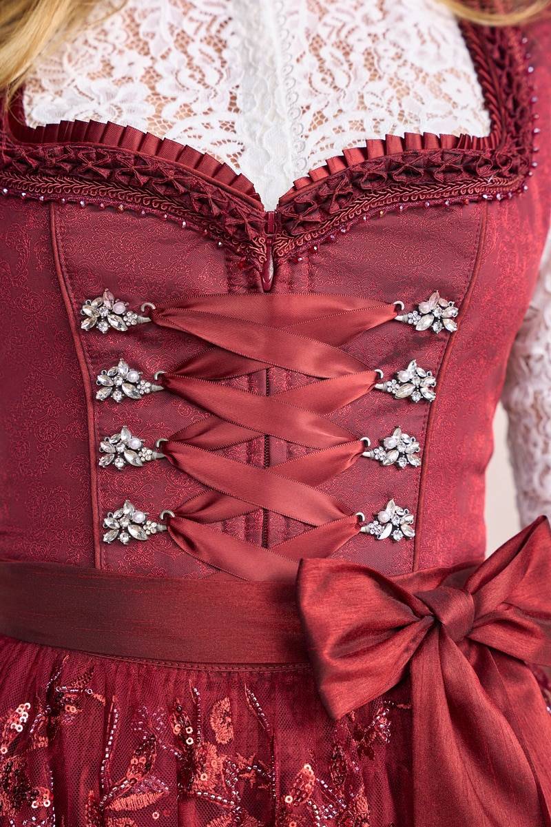 Krüger Madl Dirndl Olive (70cm) Versandkostenfrei