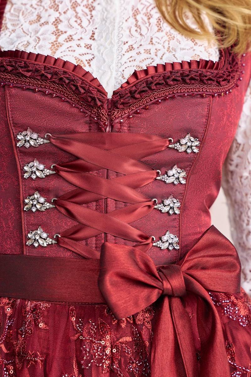 Krüger Madl Dirndl Olive (60cm) Online Outlet