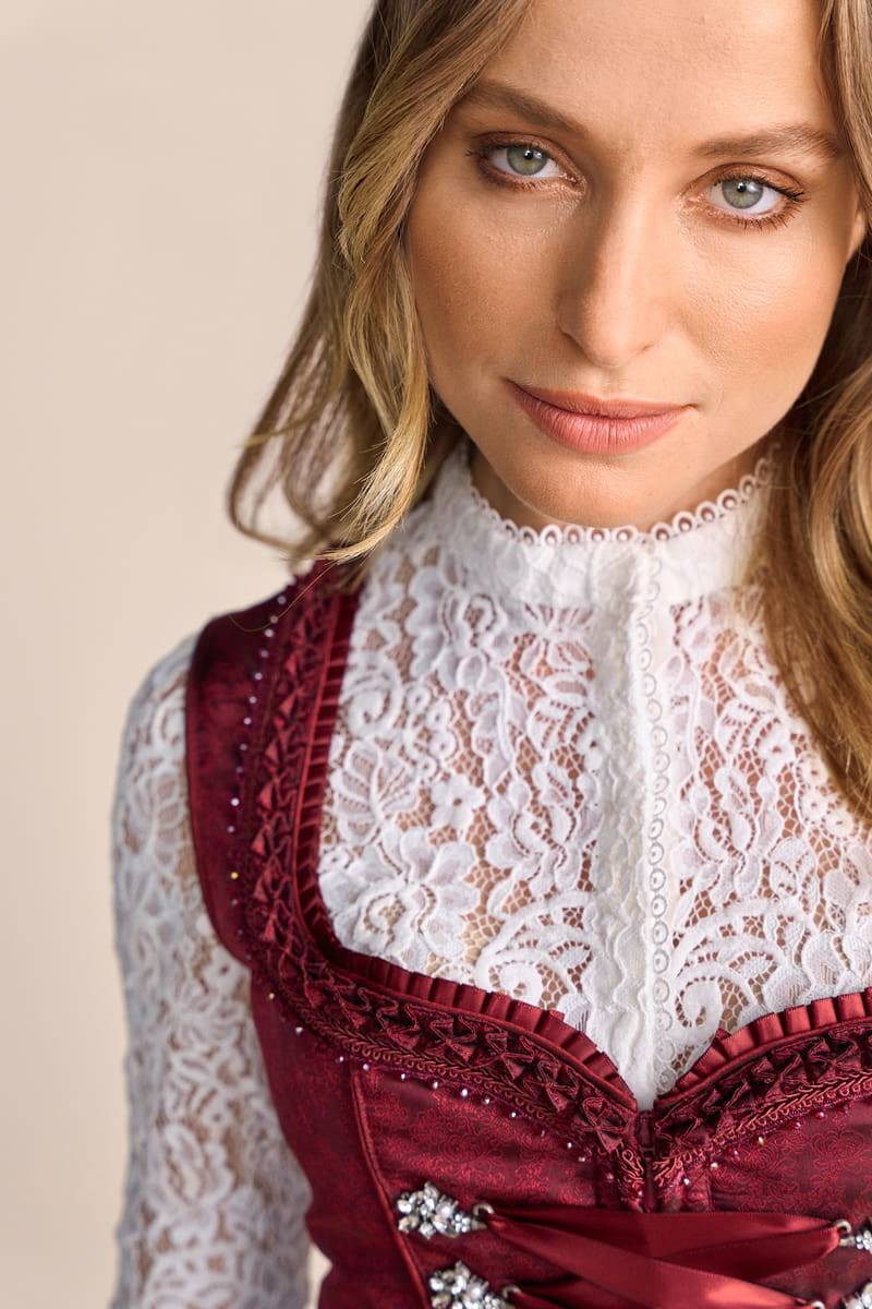 Krüger Madl Dirndl Olive (60cm) Online Outlet