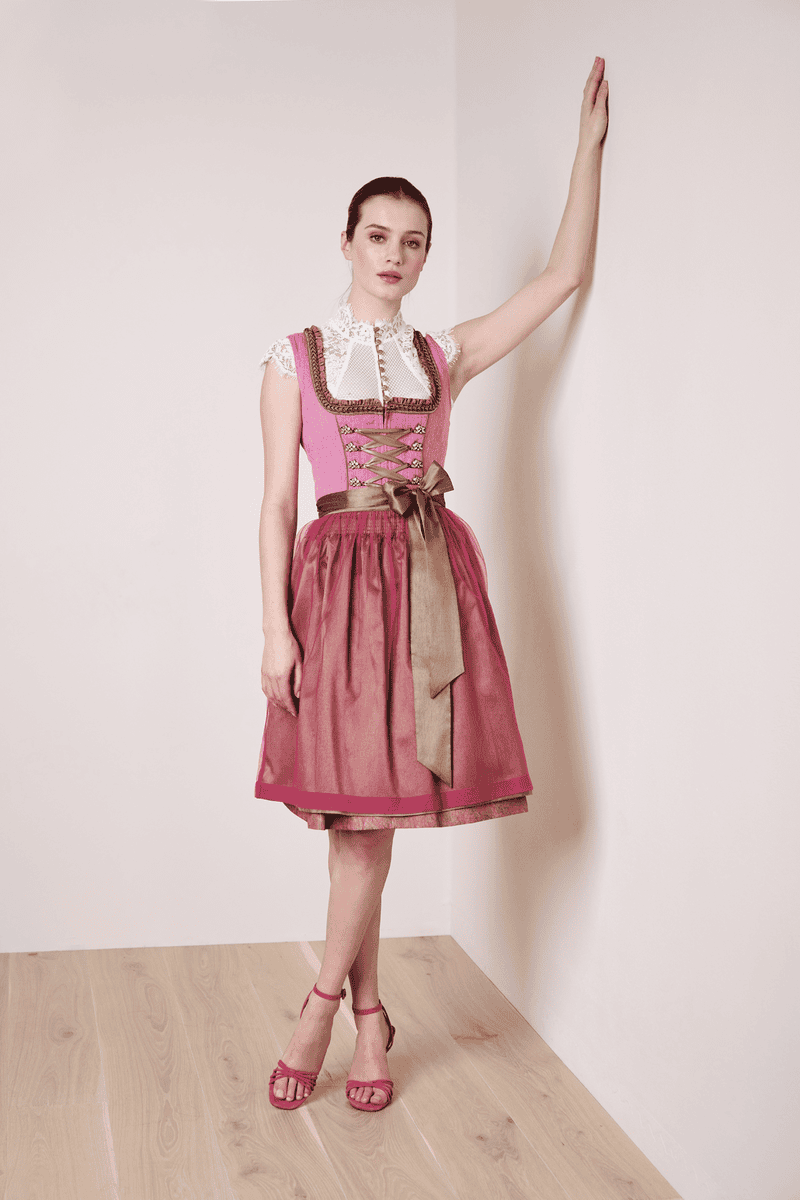 Krüger Madl Dirndl Fuchsia (60cm) Zeitlich begrenztes Angebot