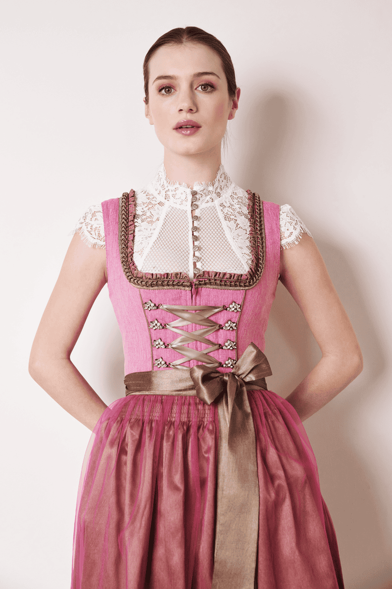 Krüger Madl Dirndl Fuchsia (60cm) Zeitlich begrenztes Angebot