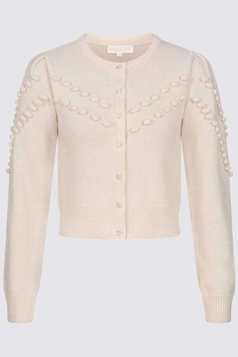 Krüger Madl Jacke Noble White Flower Letzte 3 Tage