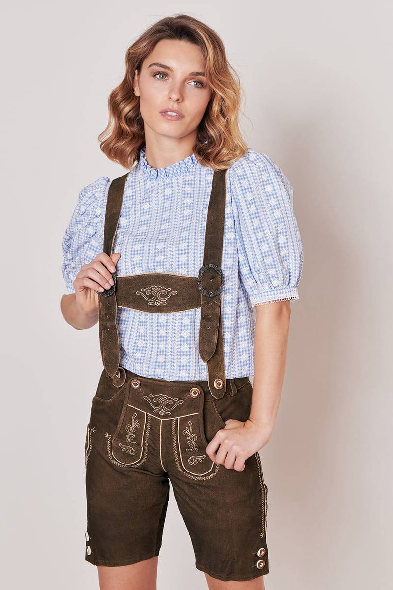 Krüger Madl Lederhose Dark Deer Begrenzt auf 3 Tage