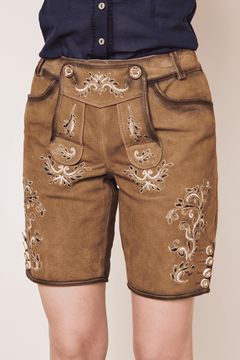 Krüger Madl Lederhose Hedi Sonderangebot der Fabrik