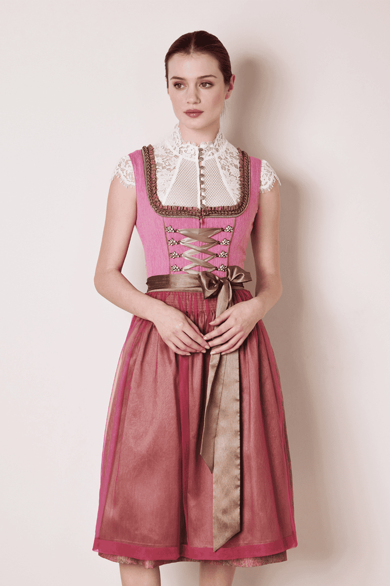Krüger Madl Dirndl Fuchsia (70cm) Vierteljährliche Förderung