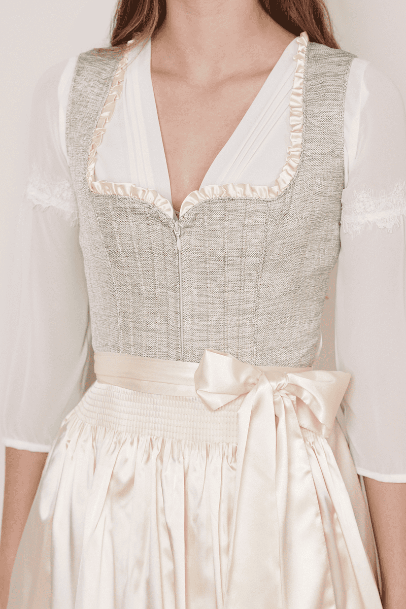 Krüger Madl Dirndl Oyster (60cm) Discount Store für neue Produkte