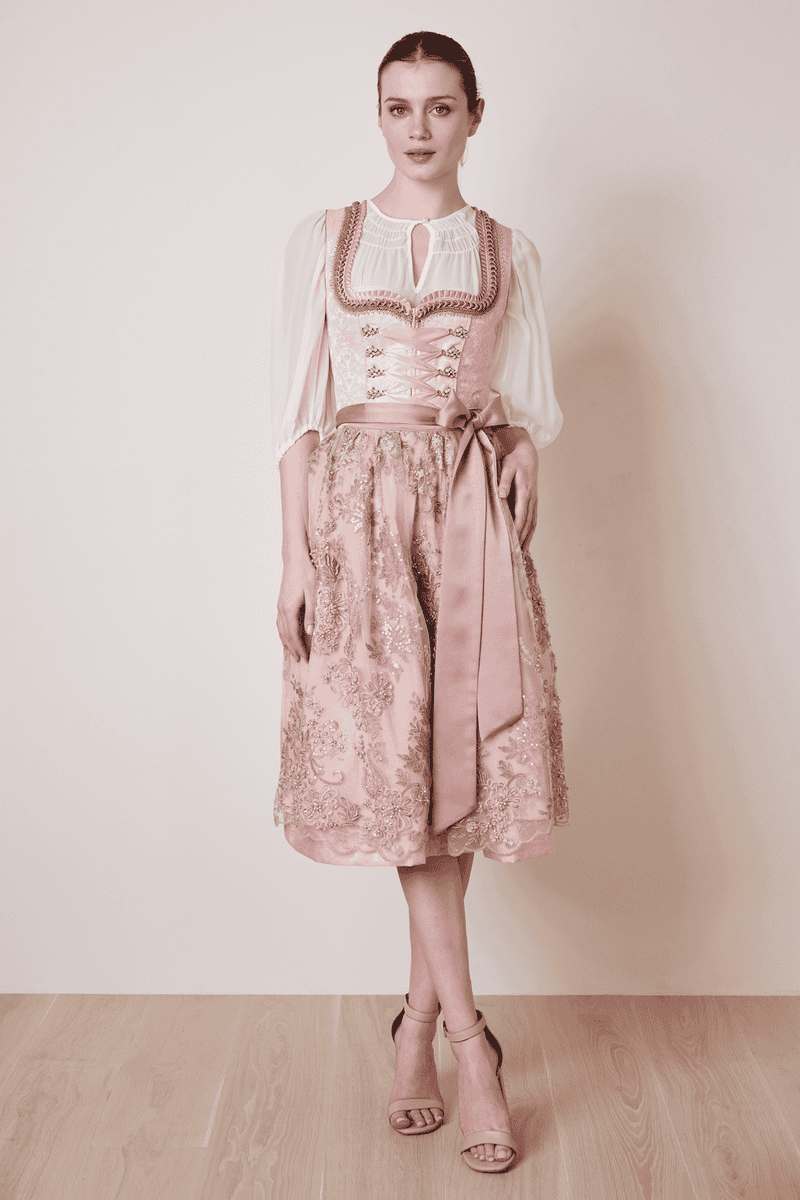 Krüger Madl Dirndl Henriette (70cm) Kostenloser Versand international