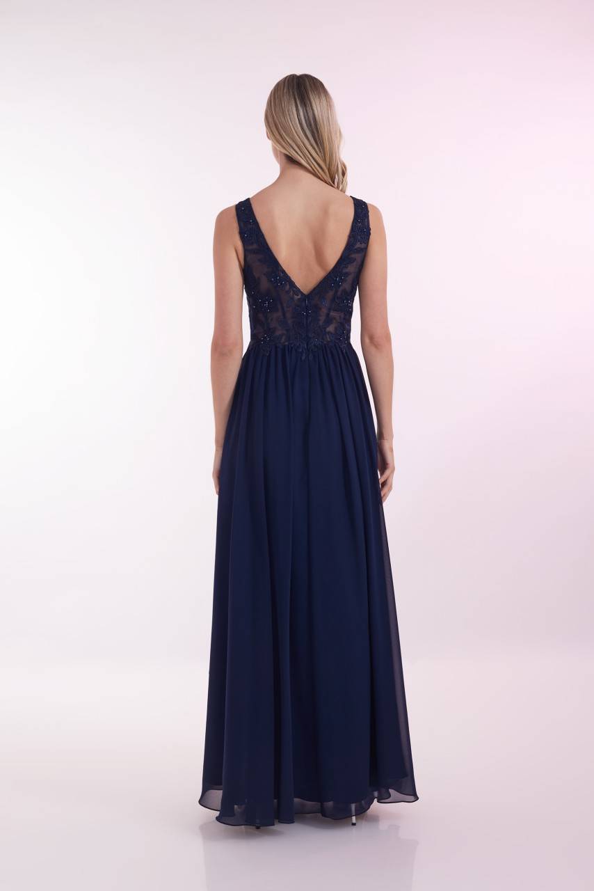 Laona BLOSSOM DRESS Besticktes Maxikleid aus Chiffon Schlussverkauf