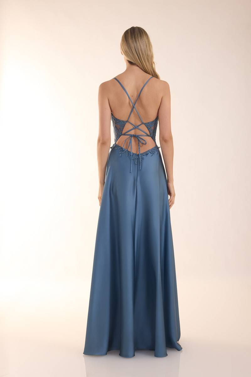 Laona STOLE YOUR HEART DRESS Maxikleid aus Satin Fabrikpreis