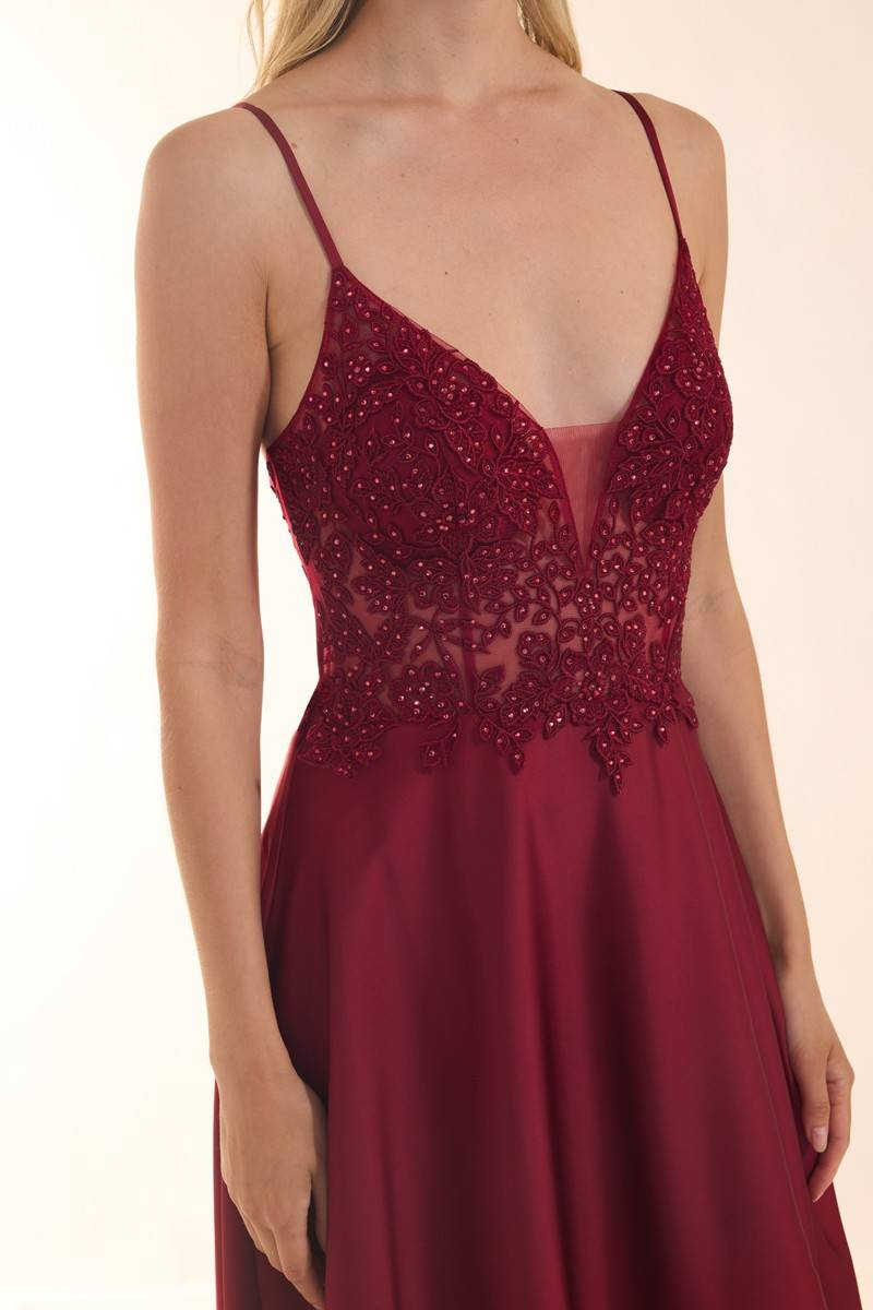 Laona STOLE YOUR HEART DRESS Maxikleid aus Satin Cyber Monday