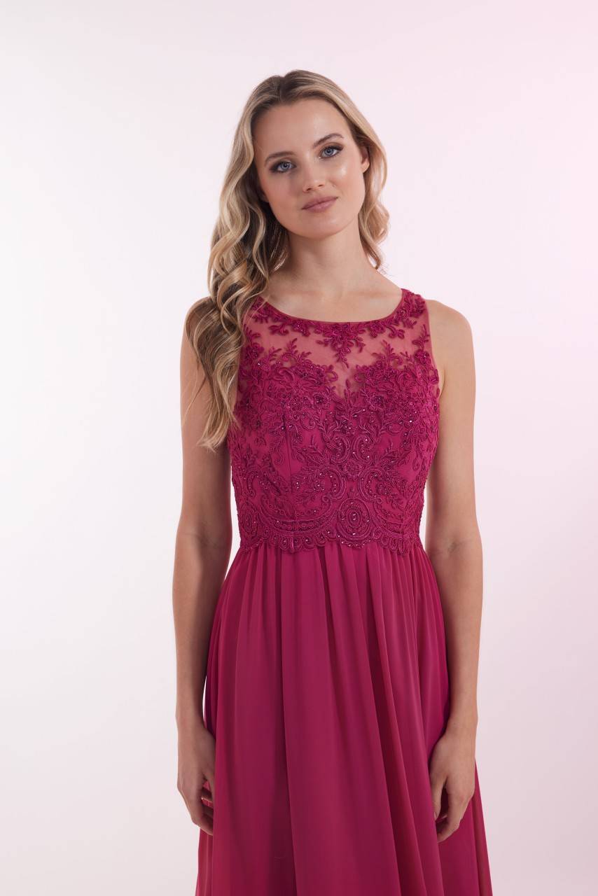 Laona PRINCESS MAXI DRESS Romantisches Maxikleid mit Spitzenapplikation Zeitbegrenzte Promotion