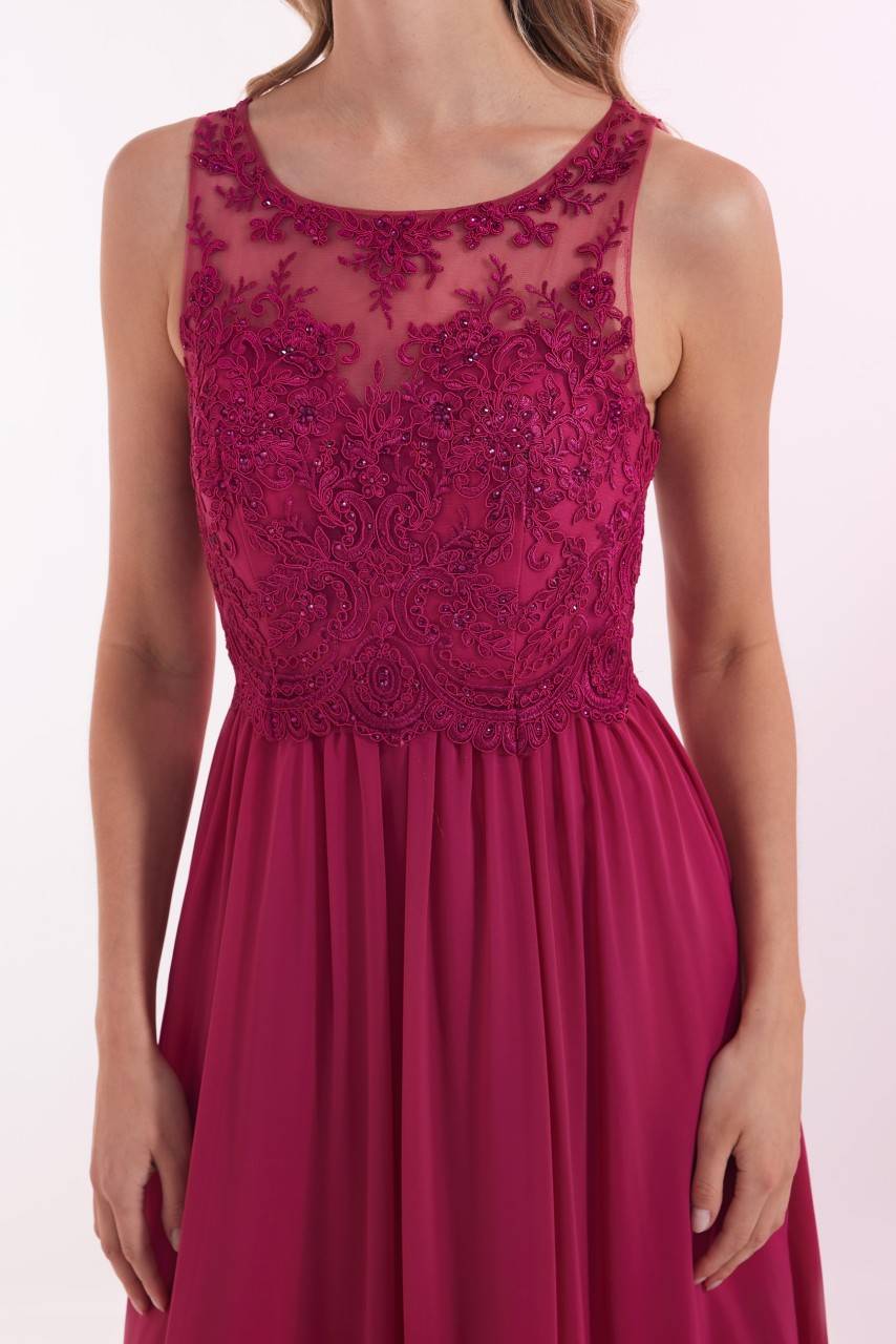 Laona PRINCESS MAXI DRESS Romantisches Maxikleid mit Spitzenapplikation Zeitbegrenzte Promotion