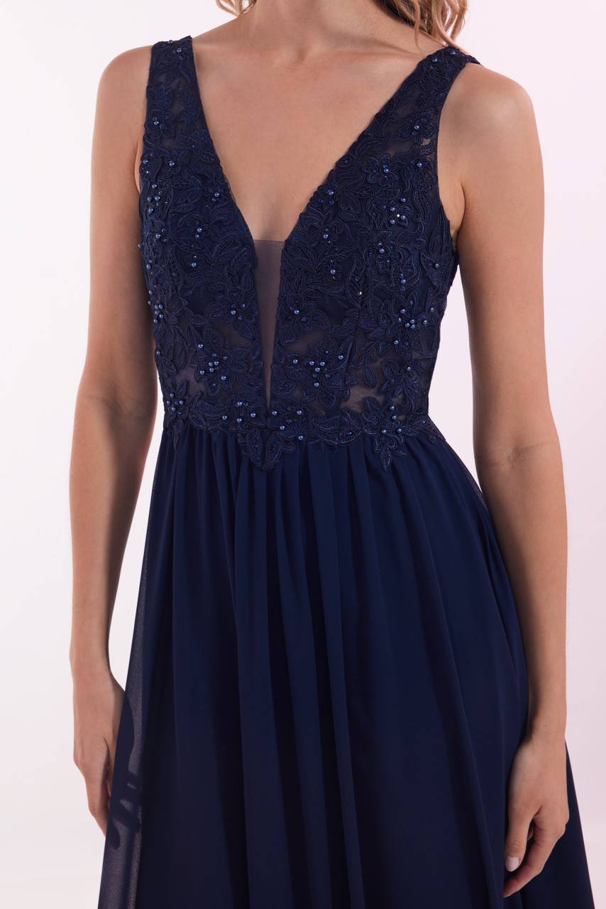 Laona BLOSSOM DRESS Besticktes Maxikleid aus Chiffon Bis zu 50% Rabatt