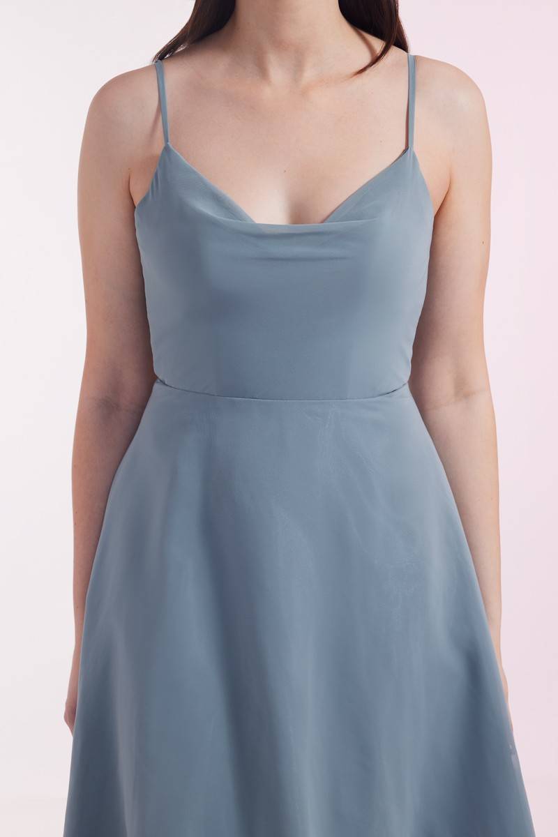 Laona SWEET BOW DRESS Vokuhila-Kleid mit Schleife aus Chiffon Vierteljährliche Förderung
