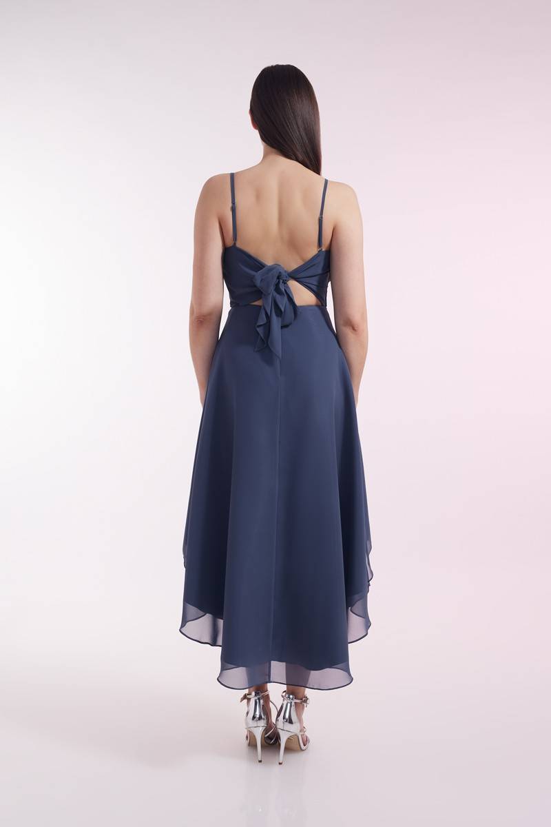 Laona SWEET BOW DRESS Vokuhila-Kleid mit Schleife aus Chiffon Bis zu 55% Rabatt