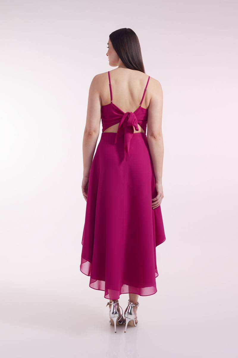 Laona SWEET BOW DRESS Vokuhila-Kleid mit Schleife aus Chiffon Discount Store für neue Produkte