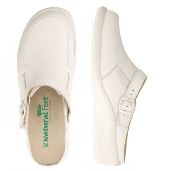 Lei By Tessamino Pantolette Füssing weiss im Angebot