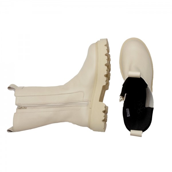 Lei By Tessamino Damenstiefel Fine beige Super Sparpreis
