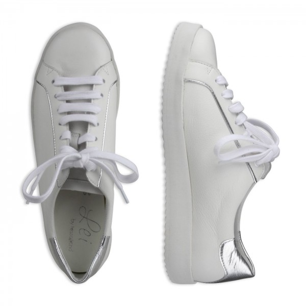 Lei By Tessamino Damensneaker Nena weiss/silber Sonderangebot der Fabrik