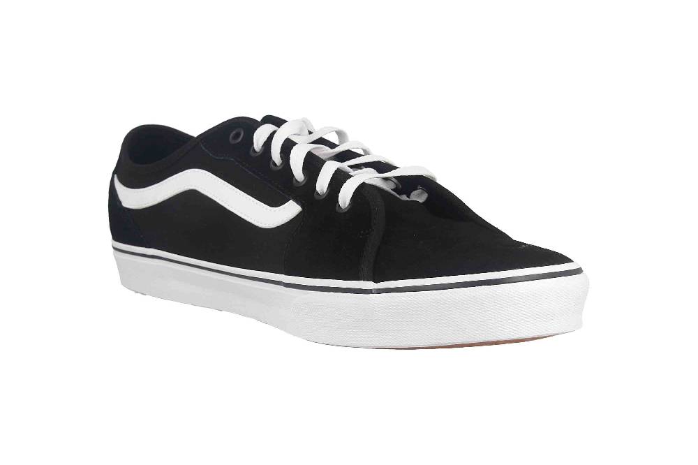VANS MN Filmore Decon SUEDE/CANVAS (SUEDE/CANVAS) BLK/WHITE Sneaker in Übergrößen Schwarz VN0A3WKZ5LM1 große Herrenschuhe zollfrei
