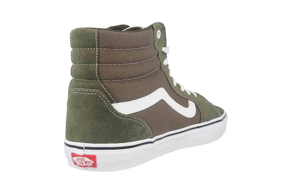 VANS MN Filmore Hi SUEDE/CANVAS GRAPE LEAF/WHITE Sneaker in Übergrößen Grün VN0A5KXTRQV1 große Herrenschuhe 2025