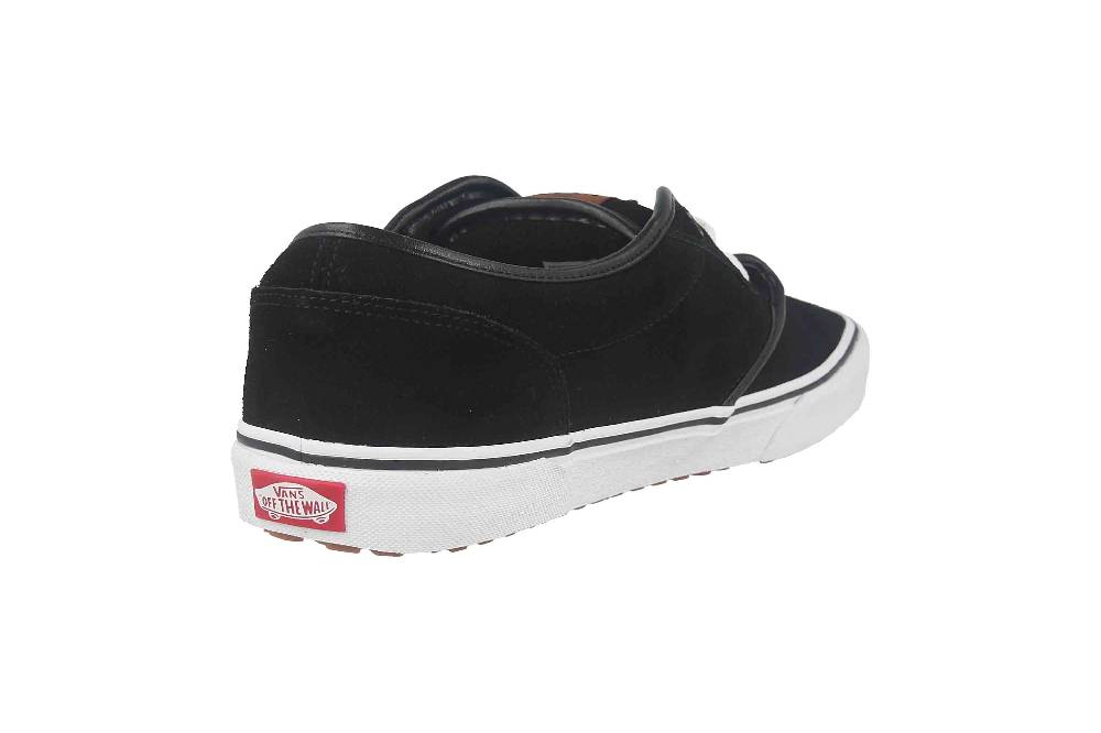 VANS MN ATWOOD VANSGUARD (SUEDE FLEECE) BLACK/WHITE Sneaker in Übergrößen Schwarz VN0A5KXS70P1 große Herrenschuhe Online