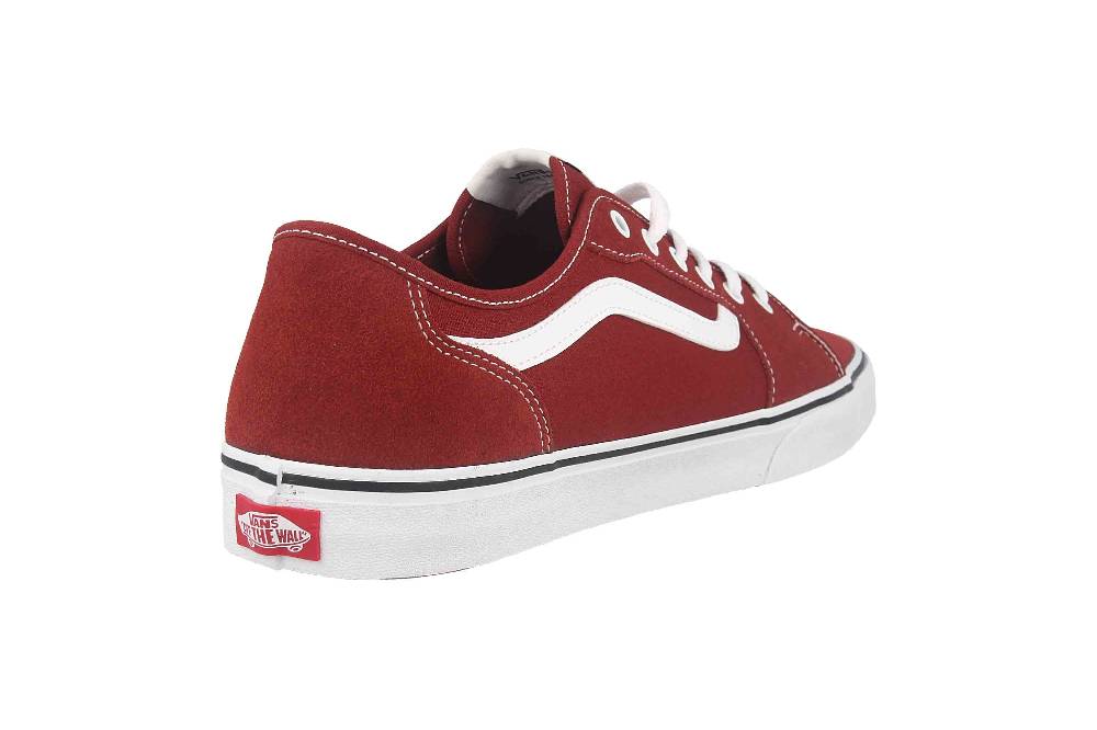 VANS MN Filmore Decon SUEDE/CANVAS FIRED BRICK Sneaker in Übergrößen Rot VN0A5HTYZHG1 große Herrenschuhe Outlet