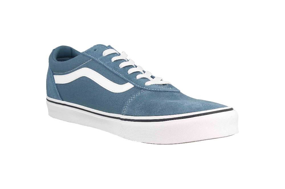 VANS MN Ward SUEDE/CANVAS BLUESTONE Sneaker in Übergrößen Blau VN0A38DMJCN1 große Herrenschuhe Verkauf