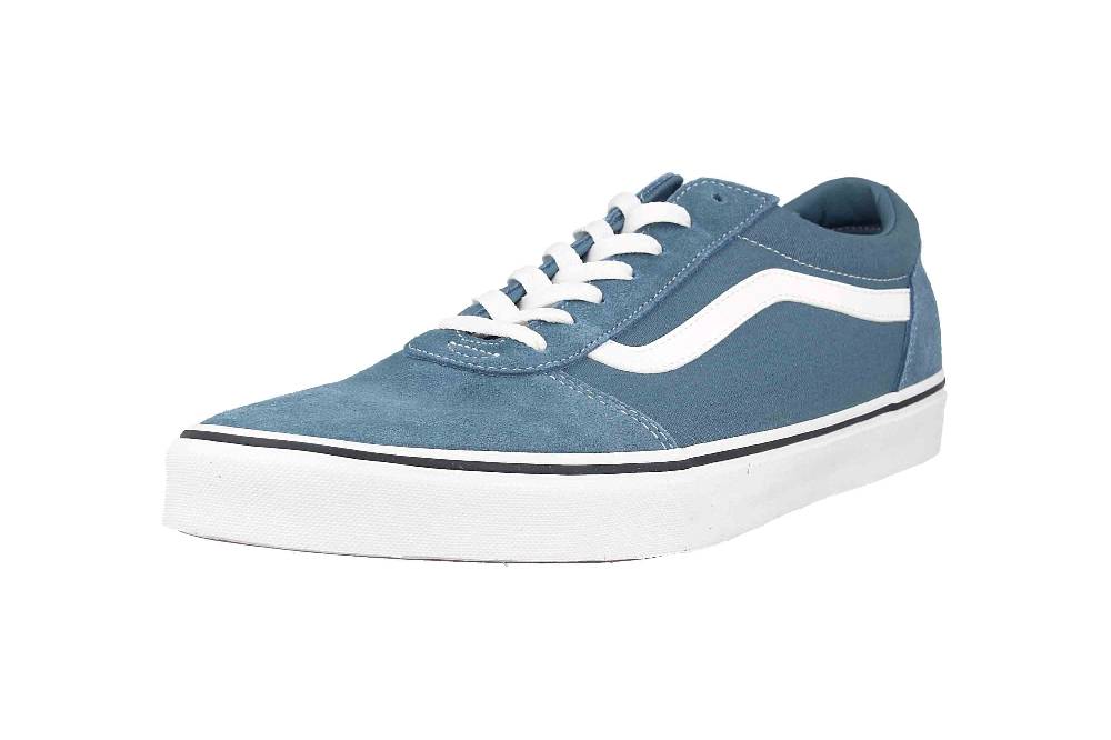 VANS MN Ward SUEDE/CANVAS BLUESTONE Sneaker in Übergrößen Blau VN0A38DMJCN1 große Herrenschuhe Verkauf