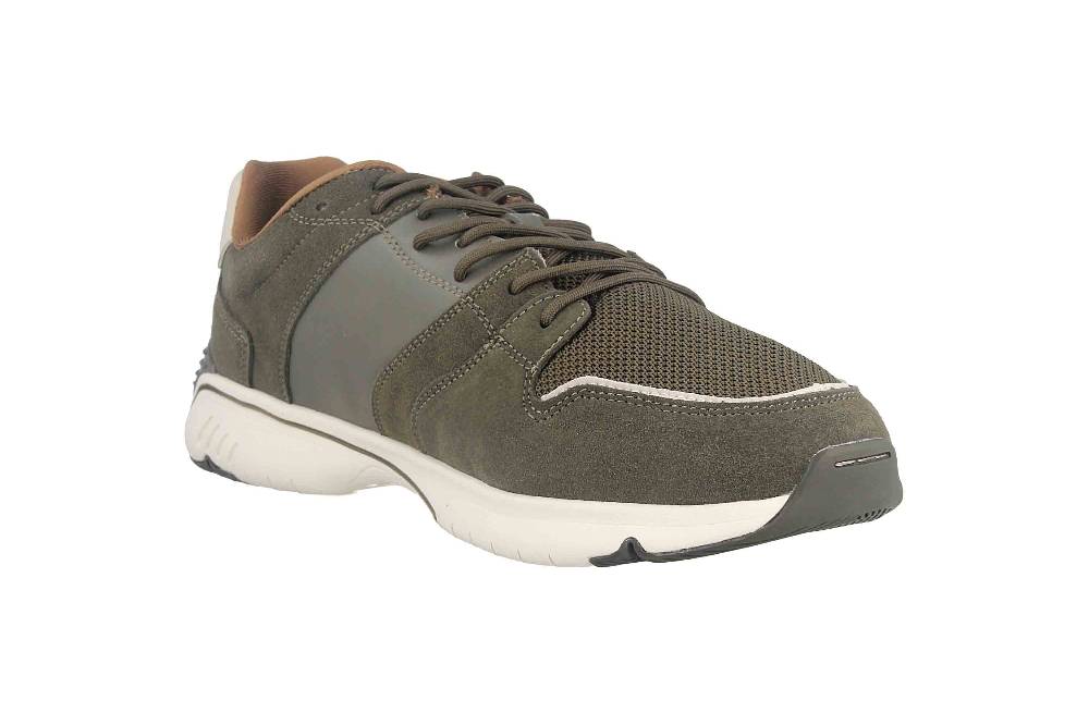 Mustang Shoes Halbschuhe in Übergrößen Grün 4180-308-77 große Herrenschuhe Günstiger Verkauf