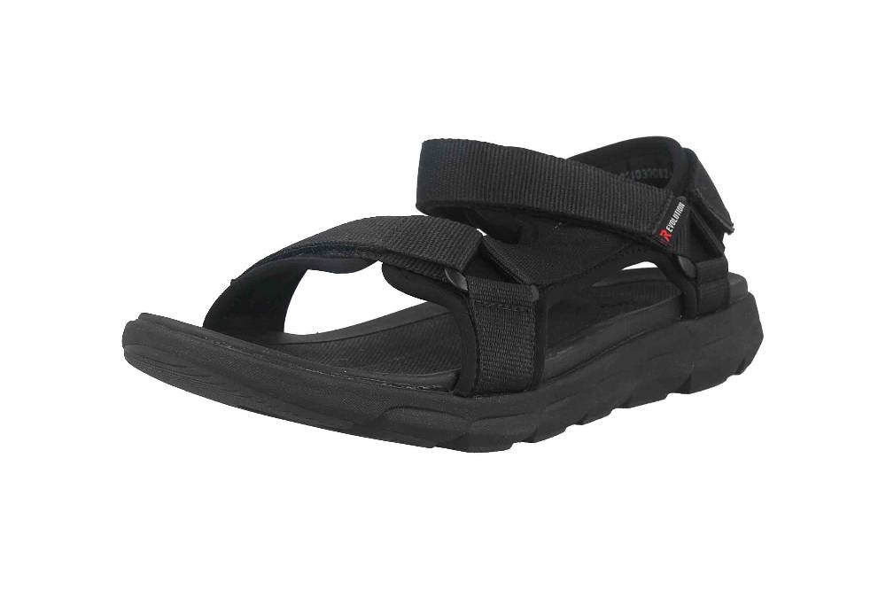 Rieker Evolution Trekkingschuhe in Übergrößen Schwarz 20802-01 große Herrenschuhe Versandkostenfrei