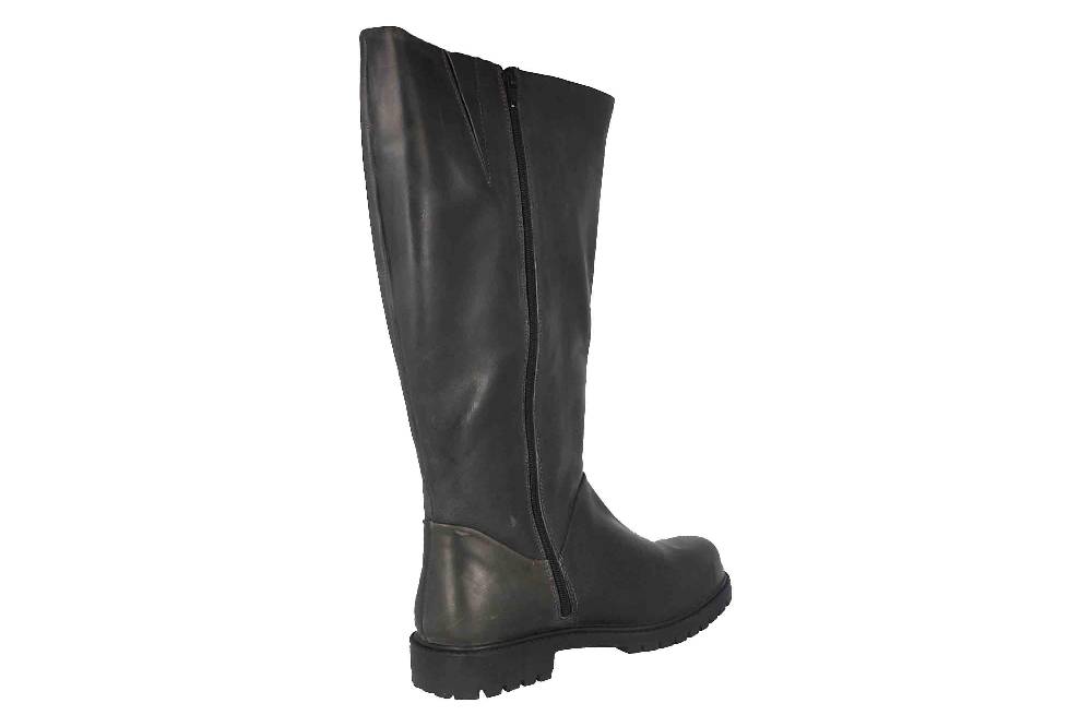 MayBe Weitschaftstiefel in Übergrößen Grau 67668 Anthrazite große Damenschuhe Nur für heute
