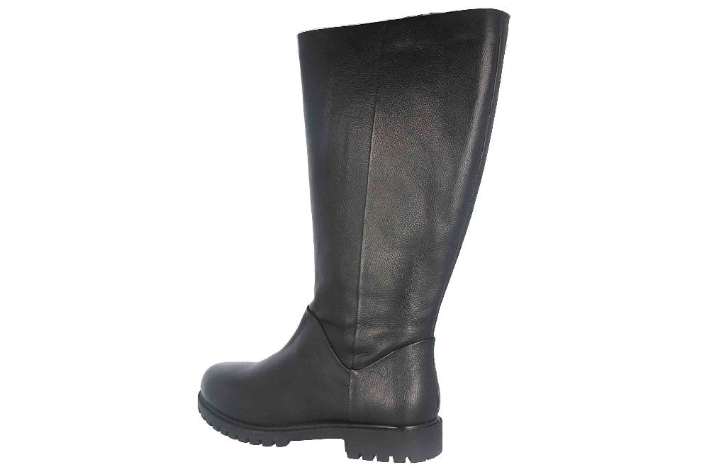 MayBe Weitschaftstiefel in Übergrößen Schwarz 67668 Black große Damenschuhe Sonderangebot der Fabrik