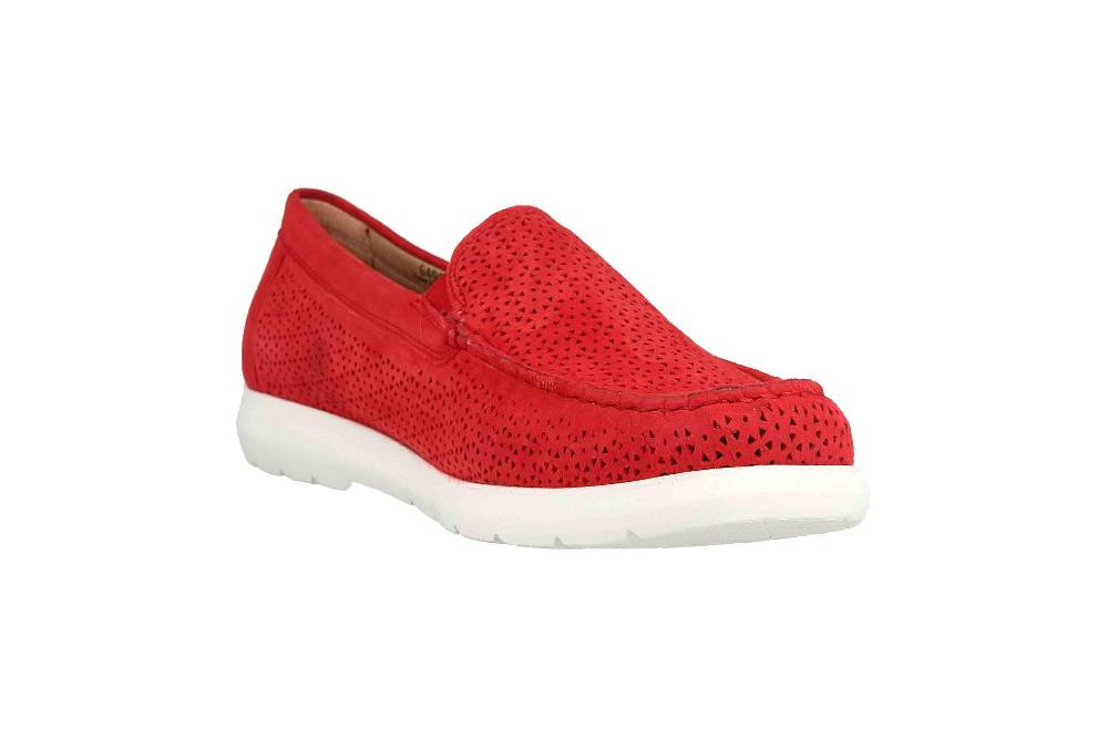 Sioux CORTIZIA-713-H Slipper in Übergrößen Rot 64902 große Damenschuhe Im Verkauf