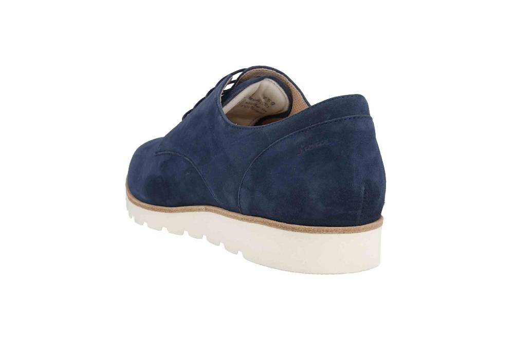 Sioux Meredith-700-XL Halbschuhe in Übergrößen Blau 63602 große Damenschuhe Auslauf