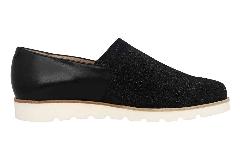 Sioux Meredith-705-XL Slipper in Übergrößen Schwarz 63580 große Damenschuhe Hotsell