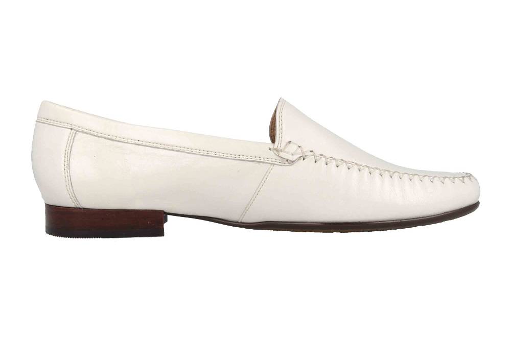 Sioux Campina Slipper in Übergrößen Weiss 63103 große Damenschuhe Fabrikverkauf