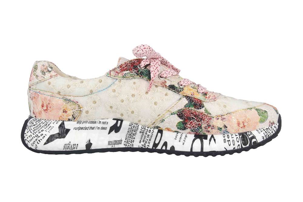 Laura Vita Sneaker in Übergrößen Mehrfarbig BURTON 05 Beige große Damenschuhe Valentinstagsangebot