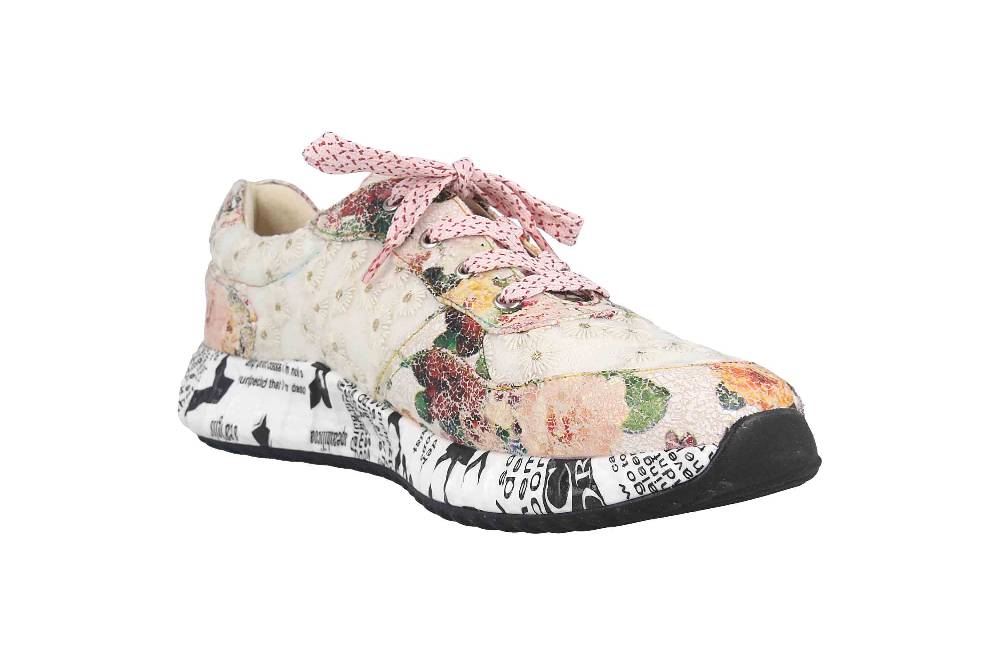 Laura Vita Sneaker in Übergrößen Mehrfarbig BURTON 05 Beige große Damenschuhe Valentinstagsangebot