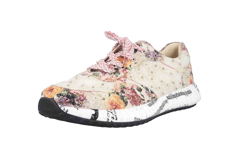 Laura Vita Sneaker in Übergrößen Mehrfarbig BURTON 05 Beige große Damenschuhe Valentinstagsangebot