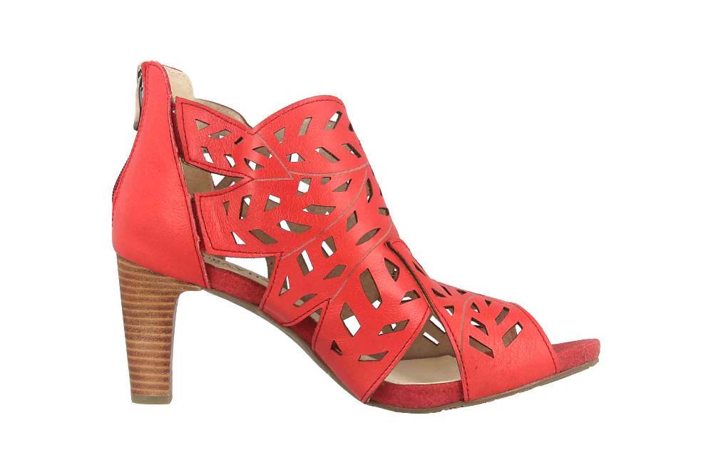Laura Vita Sandaletten in Übergrößen Rot ALBANE 048 Rouge große Damenschuhe Exklusive Angebote