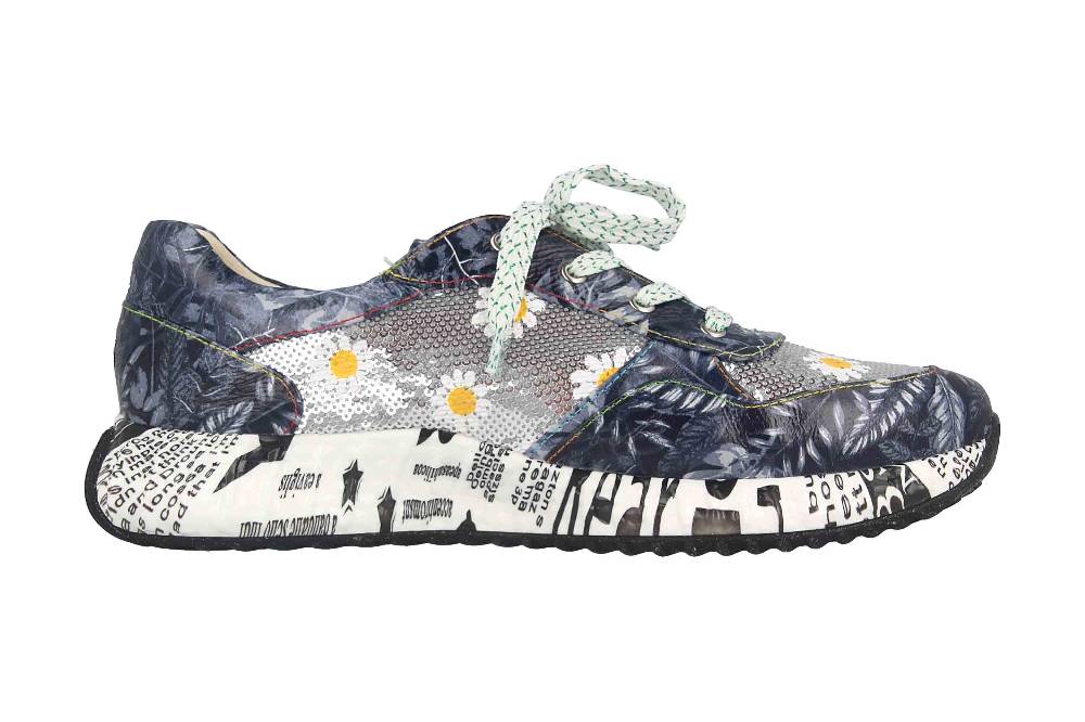 Laura Vita Sneaker in Übergrößen Mehrfarbig BURTON 05 Noir große Damenschuhe Neuheiten