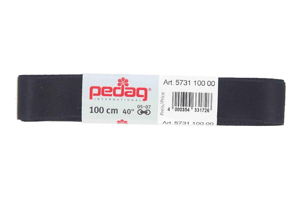 pedag - SATINSENKEL - Schnürsenkel 100 cm (1 Paar) 16 mm breit- Diverse Farben Riesige Ersparnisse