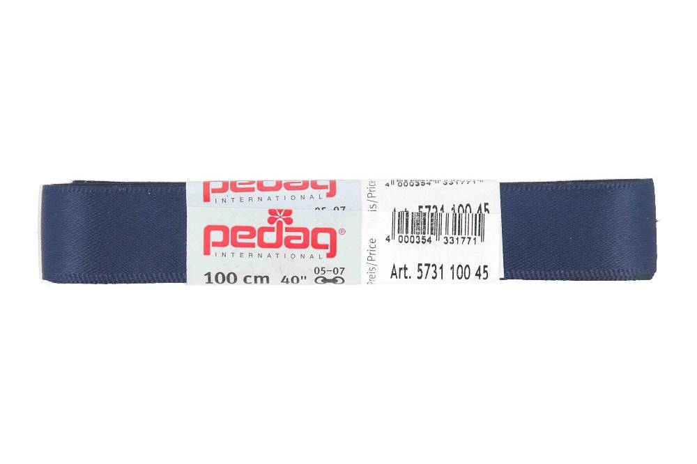 pedag - SATINSENKEL - Schnürsenkel 100 cm (1 Paar) 16 mm breit- Diverse Farben Riesige Ersparnisse