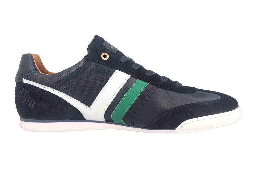 Pantofola d'Oro VASTO UOMO LOW XL Sneaker in Übergrößen Blau 10203049.29Y/10203081.29Y große Herrenschuhe Outlet